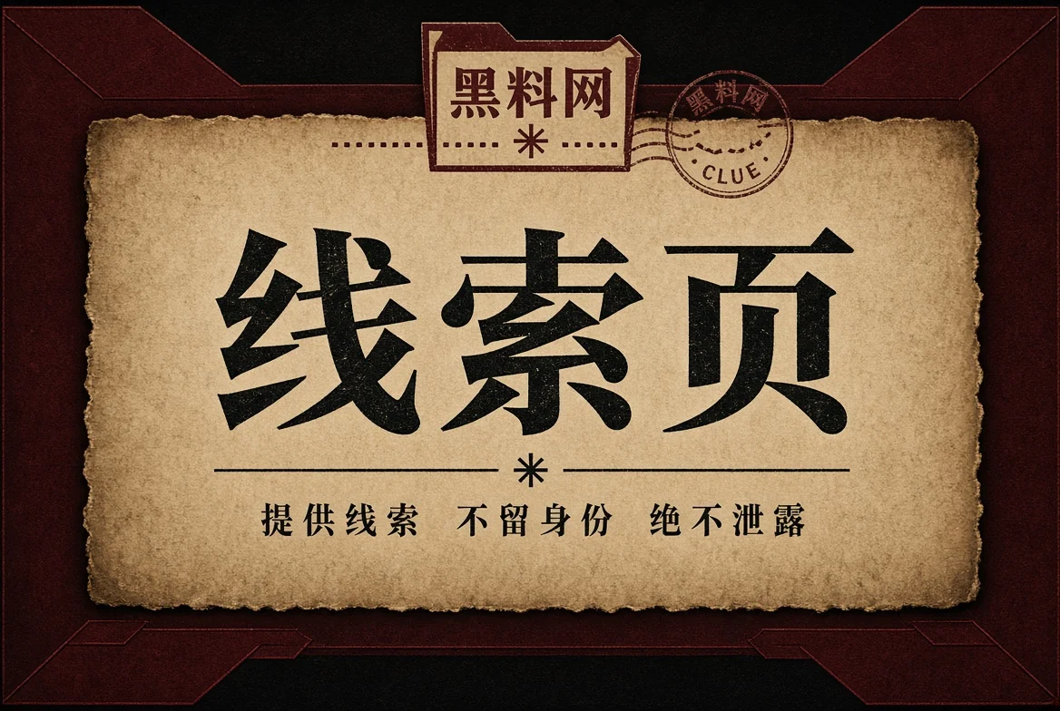 线索与更正公开资料边界